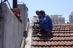Qingdao Zhangzhou Road, Building 23 of roofing repairs